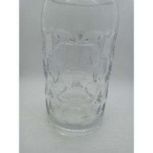 HB HOFBRAUHAUS MUNCHEN Dimple Glass Beer Stein Mug 1 Liter Embossed